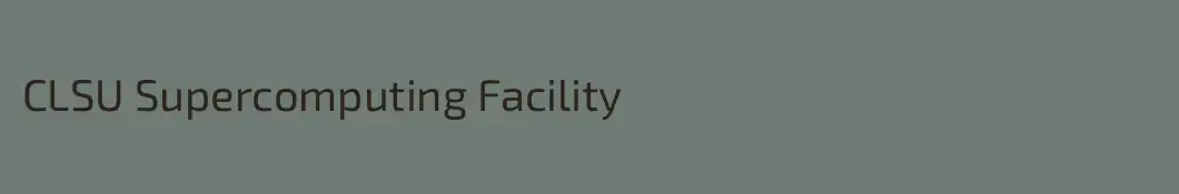 CLSU Supercomputing Facility